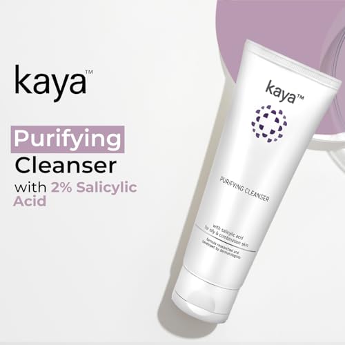 Image of Kaya Clinic Acne Free Purifying Cleanser, Salicylic Acid face wash for pimple-prone, combination, oily skin 50 ml