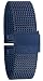 Produktbild Eichmüller edles bandOh Edelstahl Milanaise Maschen Metall Uhrenarmband mit Sicherheits-Click-Verschluss metallicblau 22mm