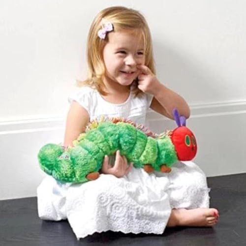 Raupe Nimmersatt Kuscheltier, 25cm Kleine Raupe Nimmersatt Plüschtier Baby Stofftier Spielzeug für Kinder Geburtstag und Weihnachten