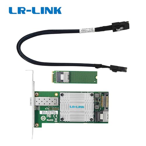 LRES2221PF-SFP+ Adaptador de Red Ethernet 10G Single-Port a SFF-8087/M.2 basado en Intel 82599 miniatura 4