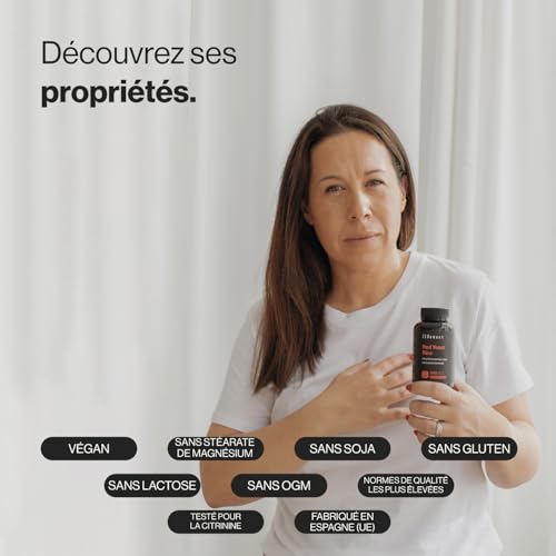 Levure de Riz Rouge avec CoQ10 comprimés végétaux cholestérol - 2