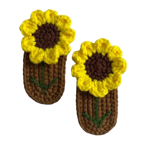 Coolideas Handmade crocheted Barrettes hair clips cute creative h...