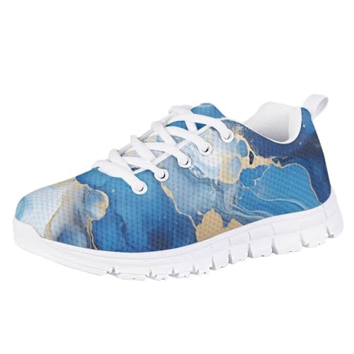 Pinupub Boys Girls Sneakers Cute Graphic Print Sports Tennis Shoes Casual Lace Up Sneakers