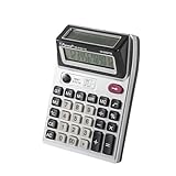 [Vailaipupy]【デュアルディスプレイ電卓】12桁 大画面表示 高精度 オフィス家庭用 電池式 コンパクトデザイン 使いやすい 業務効率化ツール. 1個