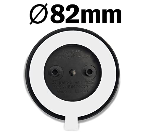 Image of Front Hood Trunk Tuning Badge 82mm Compatible with BMW Emblem 51147057794 Beast Silver EN 26