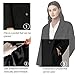 2025 Women'S Double Sided Wool Blended Pea Coat - Notch Lapel Double Breasted Overcoat Long Trench Lady Jacket Spring/Autumn/Winter Womens Dress Coat (US, Alpha, X-Large, Regular, Regular, Black)
