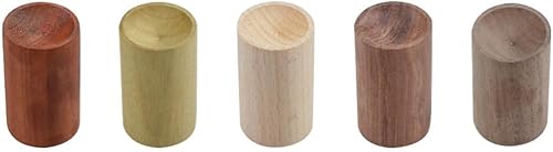 Cabilock Difusor de aroma Difusor de aroma Difusor de aceite esencial Madera 5 piezas Mini redondo Bloque de madera Fragancia Difusor de madera para
