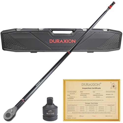 DURAXION 1-Inch Drive Torque Wrench 200-1500ft.lb/271.0-2032.5Nm