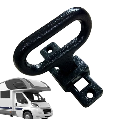 Caminadora plegable y asa de seguridad, caminata de seguridad plegable - Pasos con asa de sujeción abatible | Asa de asistencia, marcha de hierro fundido versátil para autocaravanas, ca