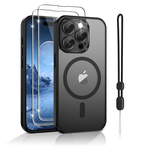 Coque iPhone 15 Pro Max antichoc magsafe avec protège écran pour éviter les casses