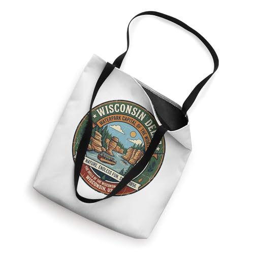 Bolso Tote emblema vintage Wisconsin Dells miniatura 2