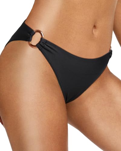 Zmart Women O Ring Bikini Bottoms Full Coverage Swimsuit Bottom Low Waist Low Rise Bathing Suit4