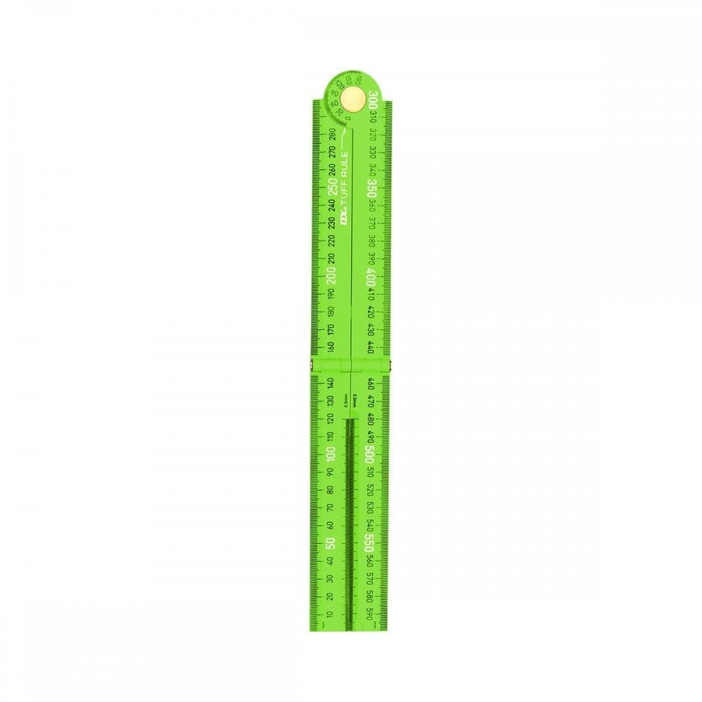 OX Tools Pro Tuff Folding Rule Angle Finder Stud Spacing ABS 600mm