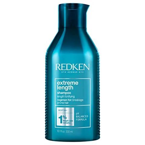 Redken | Haarshampoo für lange und starke Haare, Anti Haarbruch, Mit Biotin, Extreme Length Shampoo, 1 x 300 ml Cover