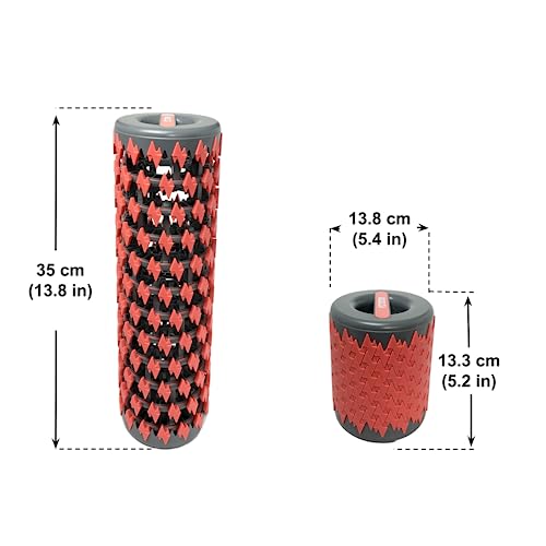 Collapsible premium foam roller, travel size retractable - Image 3