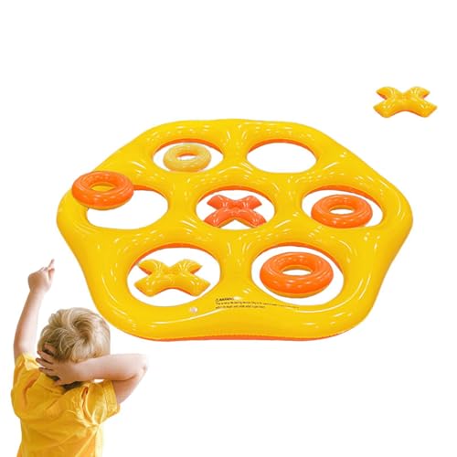 Jeu de lancer piscine flottant grand modèle pour fêter l'été ensemble