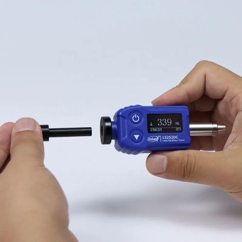 GOYOJO Surface Hardness Tester 7-in-1 Pocket Pipe Superficial Surface Leeb Hardness Tester Scleroscope HL HV HB HS HRA HRB HRC (LSDC)