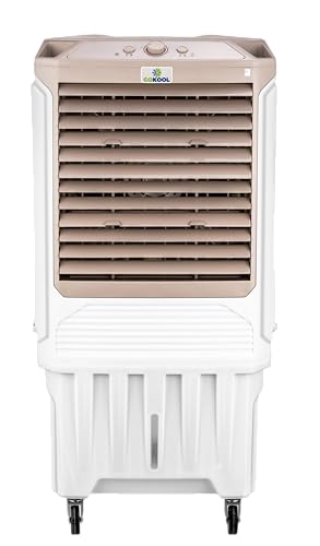 Image of Wings 100L Desert Air Cooler for Home & Large Rooms - 1 Year Warranty | 220W Energy-Efficient Motor Thermal Protection | Honeycomb Cooling Pads & 3-Speed Airflow | for Bedroom, Hall & Office