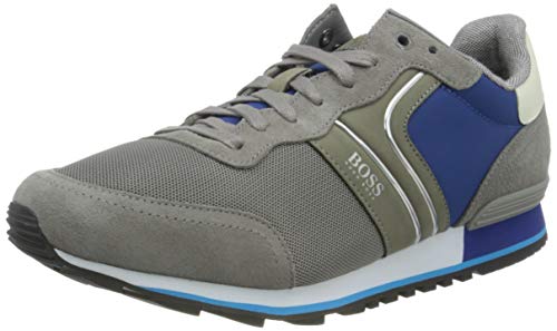 Boss Parkour_Runn_nymx2, Zapatillas Hombre, Open Grey64, 43 EU