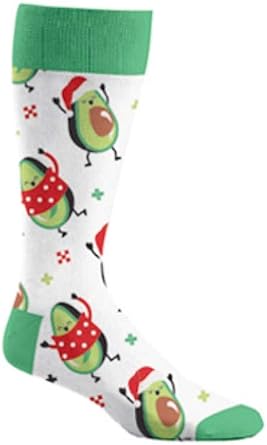 Gertex Mens Christmas Holiday Printed Crew Socks