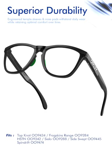 Image of SAUCER Replacement Nose Pieces Pads for Oakley Frogskins Range | HSTN OO9242 | Sielo OO9288 | Top Knot | Spindrift Sunglasses