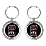 [BMMIMM] キーホルダー 丸型 回転式 ベビーメタル Babymetal フォトケース メタル製 360度回転 コンパクト 軽量 持ち運び便利 耐久性 キズ防止 シンプルデザイン 男女兼用