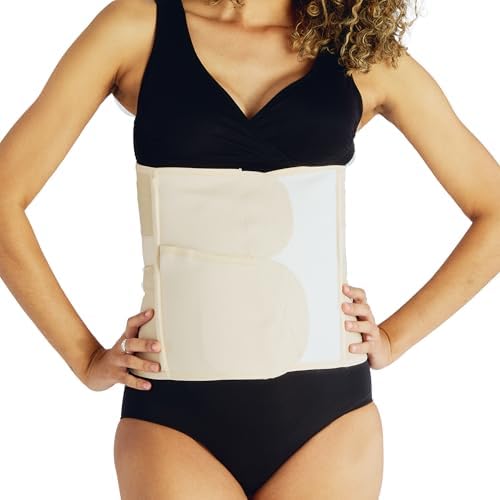 Belly Bandit Luxe Postpartum Belly Wrap - Adjustable Abdominal Bi...