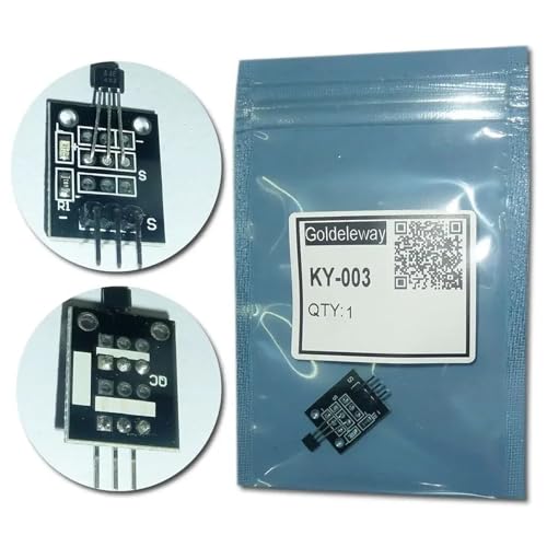 Módulo KY-003 A3144 sensor Hall magnético compatible con placas electrónica digital 5 unidades 7