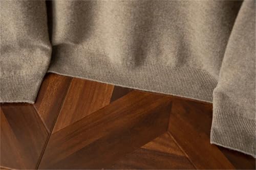 Men's Round Neck Cashmere Sweater Large Size Casual Knitwear Wool Pullover Winter Jumpers Top3