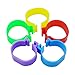 HKACSTHI 150 Pieces Chicken Bird Leg Rings Chicken Identification Leg Bands Poultry Leg Bands Clip on Leg Rings for Chicken Bird Duck Goose Guinea, 5 Colors