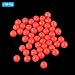 PATIKIL 6mm Fishing Beads, 100Pcs Plastic Round Rubber Fishing Bait Eggs Rig Bead Tackle Lures Accessories with Storage Box, Red