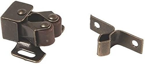 RV Designer H201, cierre de rodillo con punta, latón antiguo, 2 por paquete, herrajes para gabinete