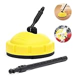 Nettoyeur de surface haute pression pour Karcher K1 K2 K3 K4 K5 K7, pour accessoire de nettoyeur de terrasse Karcher, brosse rotative pour nettoyeur haute pression à manche long, pour outil de