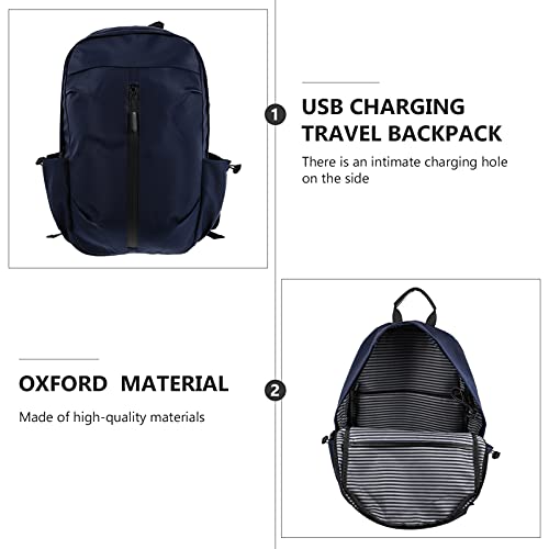 Luxshiny Waterdichte Laptop Rugzak Multifunctionele Computer Tas USB Opladen Laptop Tas - Image 6