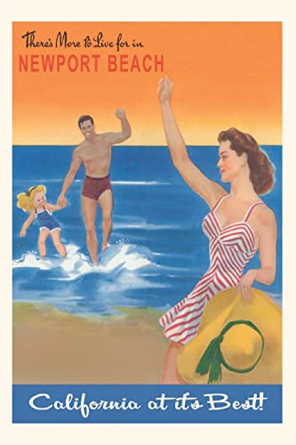 Vintage Journal Newport Beach Travel Poster (Pocket Sized - Found Image Press Journals)