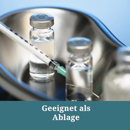 Nierenschale aus Edelstahl | wiederverwendbar, Rostfrei | einsetzbar im Krankenhaus, Ambulanz, OP, Beauty, Labor, Röntgenabteilung, Tattoostudio, Zentralsterilisation