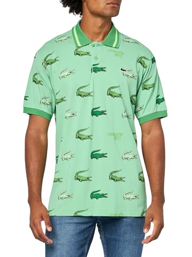 Lacoste Men's Sport Golf Crocodile Print Polo Shirt