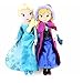 2pcs Congelato Principessa Anna Elsa Peluche Bambola Giocattoli Neve Regina Principessa Anna & Elsa Morbido Giocattoli Farciti Regali per Ragazze Bambini 40 cm