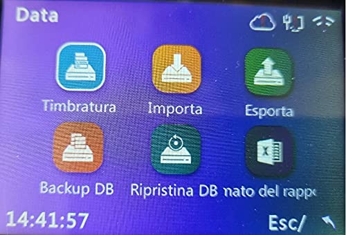 RILEVATORE PRESENZE MARCATEMPO CON 25 TESSERE, L'UNICO CON CORSO ISTRUZIONE SOFTWARE IN TELEASSISTENZA PER 4 MESI, WEBSERVER, IMPRONTA DIGITALE+RFID+SOFTWARE IN ITALIANO. VENDUTO DA DITTA ITALIANA