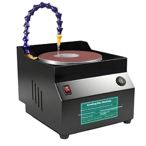 NONDK 120W Zirkulierende Wassergekühlte Schleifmaschine Nass-/Trocken-Schleifscheibe mit 7-Gang-Regelung A EU-Stecker