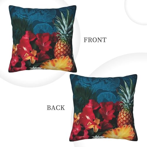 Housse de coussin velours côtelé de haute qualité 40x40 imprimé fleurs