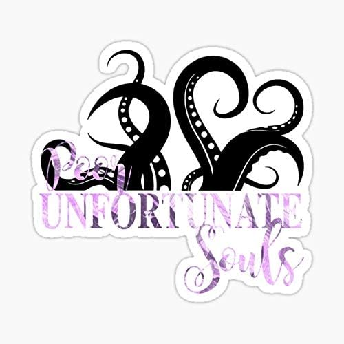 decals Poor Unfortunate Souls Sticker - Sticker Graphic - Auto, Wall, Laptop, Cell, Truck Sticker for Windows, Cars, Trucks
