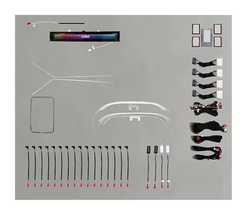 Ambient Light Symphony Mold Atmosphere Light 23 Lights Interior Accessories Compatible with Land Rover Velar 2017 2018-2023