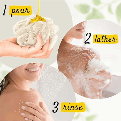 Image of Drontika Wild & Pure Nature Detox Body Wash, 1000ml Shower Gel, 100% Natural Lemon & Honey With Citrus Essential Oil & Lemongrass Extracts for pH Balanced, Free of Parabens & Silicones