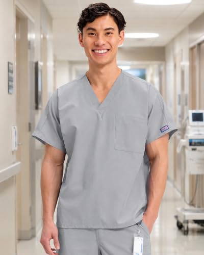 Image of Cherokee WW Originals Unisex Scrubs for Women & Men V-Neck Scrub Top