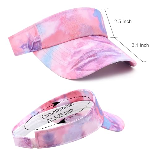 Image of ANDICEQY Sport Sun Visor Hats Adjustable Empty Top Baseball Cap Cotton Ball Caps for Women and Men
