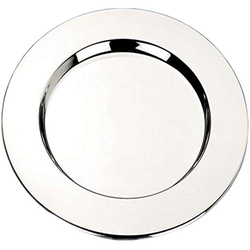 Dessous de bouteille plaqué argent - Diamètre : 15,4 cm Cover