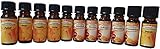 Duftöl Raumduft 11 er Set (13,63€ / 100ml) mit verschiedenen Duftsorten Apfel Kokos Vanille Rose Lotus Jasmin Flieder Wintertraum Vanillekipferl Weihnachtsorange Weihnachtsbäckerei