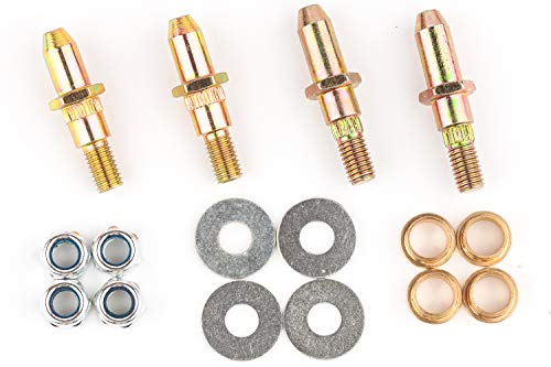 Jsdan Compatible With 1999-Up Gmc Sierra Silverado Chevy Truck Suv Repair Front Door Hinge Pin And Bushing Kit 19299324, 38453, 89025539 (4 Sets) #TOP1