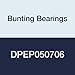 Bunting Bearings DPEP050706 Dri Plane (C) Plain Bearings, Powdered Metal, 5/16" Bore x 7/16" OD x 3/8" Length (Pack of 3)